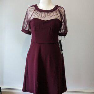 Maggey London Mesh Illusion Short Sleeved Dress